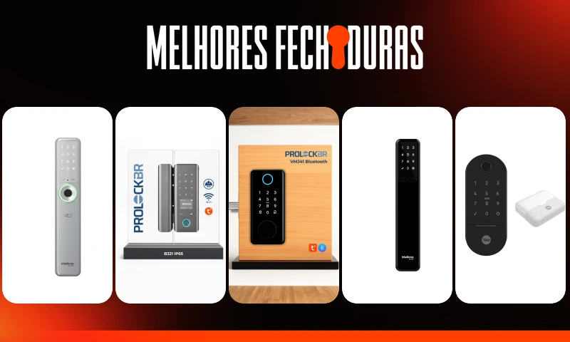 Melhores Fechaduras digitais sem maçaneta